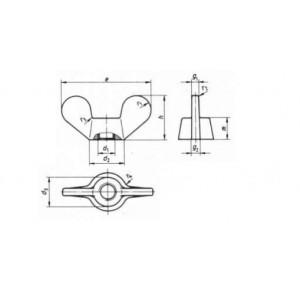 DIN 315 Гайки-барашки