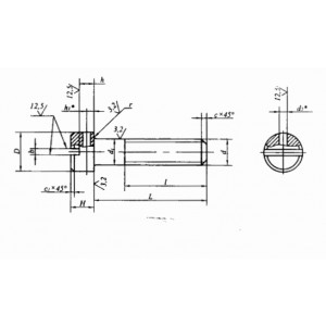 ОСТ 92-0761-72 Винты с отверстием в цилиндрической головке